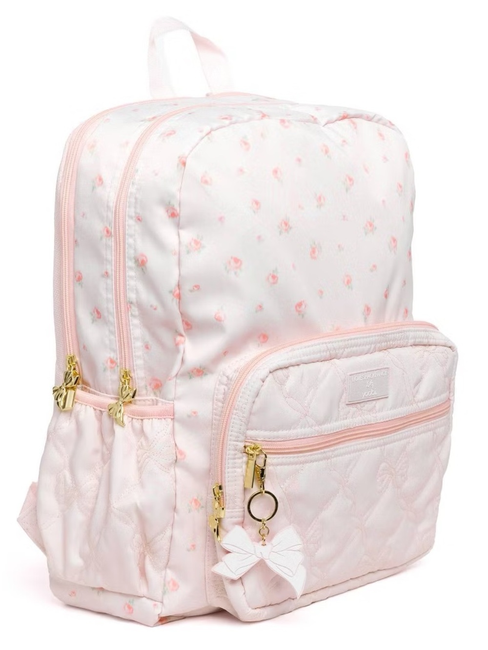 Love Shack Fancy x Target Yoobi Ribbon Rosa Ditsy Backpack Sterling Blooming NWT